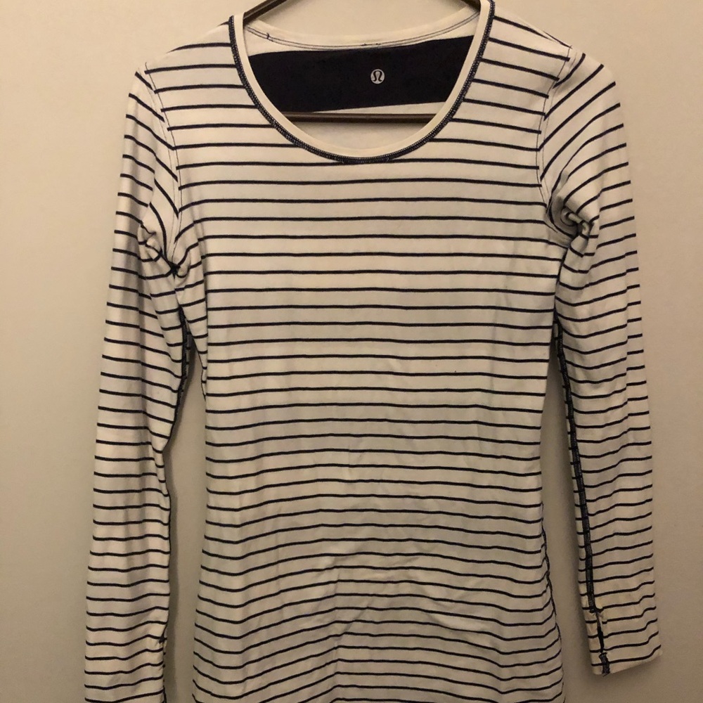 LULULEMON WOMEN WORKOUT LONG SLEEVE REVERSIBLE